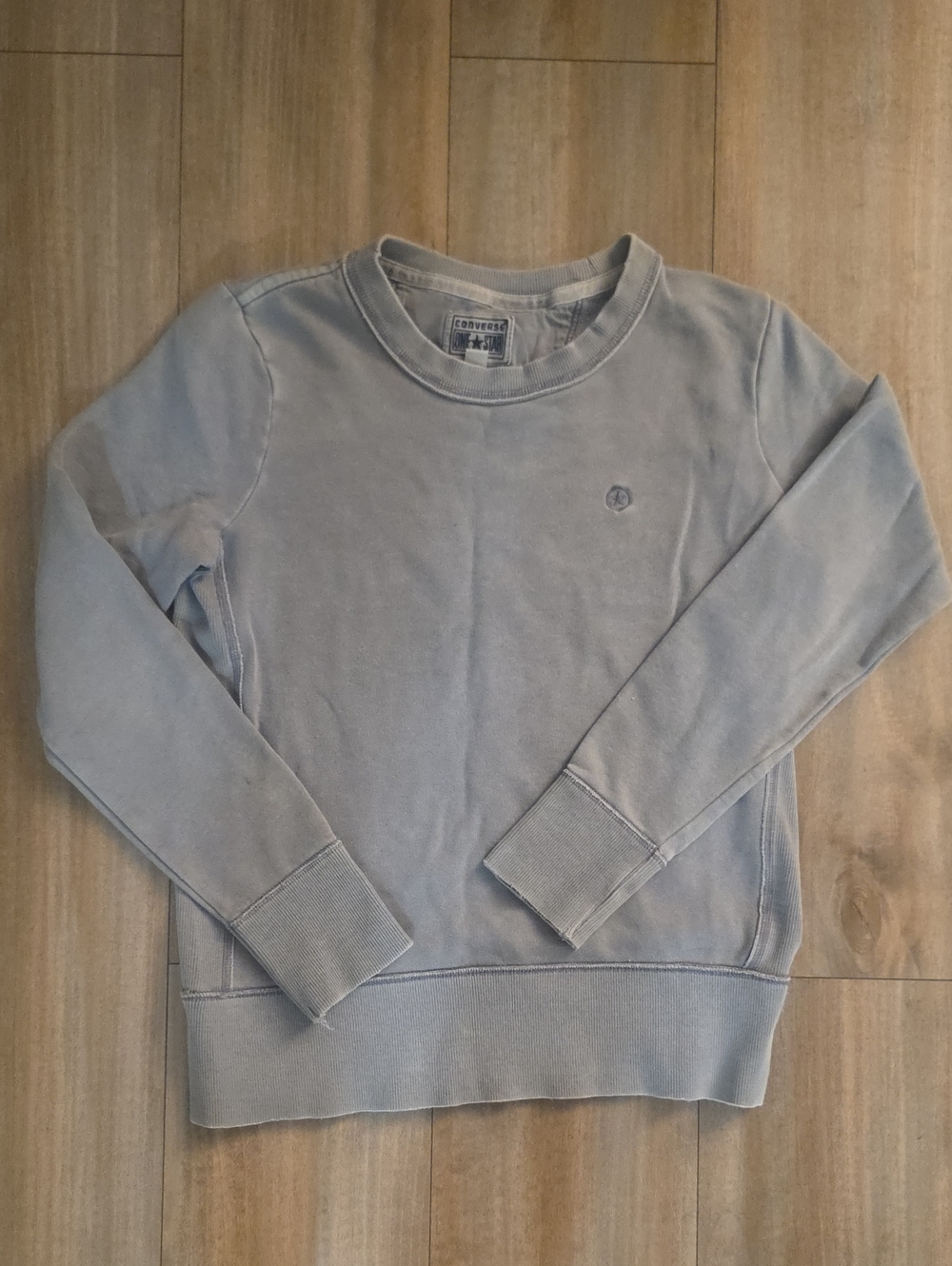 Converse Crewneck Sweatshirt — Light Dusty Blue/ grey